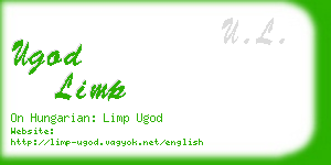 ugod limp business card
